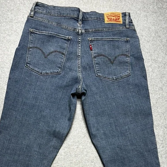 Levi's 721 High Rise Skinny Jeans Women 30 Blue Denim Stretch Casual Classic - Picture 3 of 14